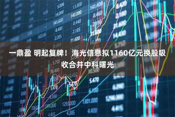一鼎盈 明起复牌！海光信息拟1160亿元换股吸收合并中科曙光